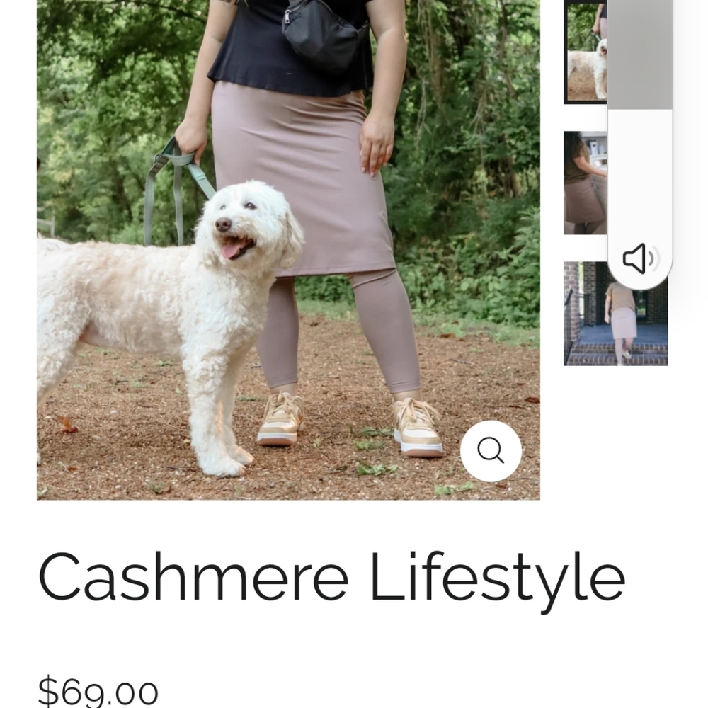 MOD Lifewear Lifestyle skirt Cashmere color XL Tall Snoga Sweet Lemon Thyme